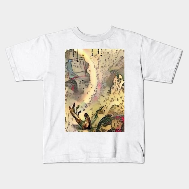 Hand of God Kids T-Shirt by rolffimages